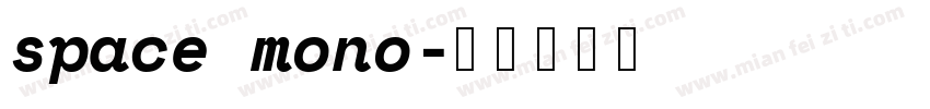 space mono字体转换